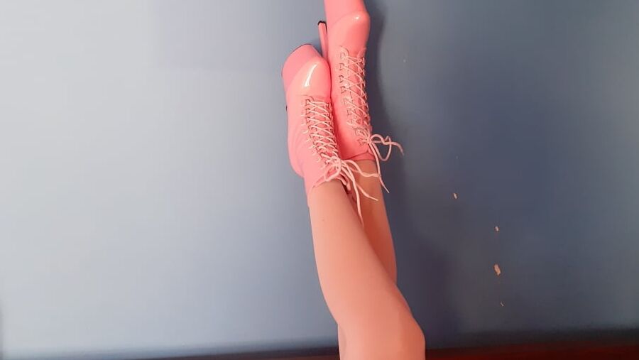 Pink Ankle Boots