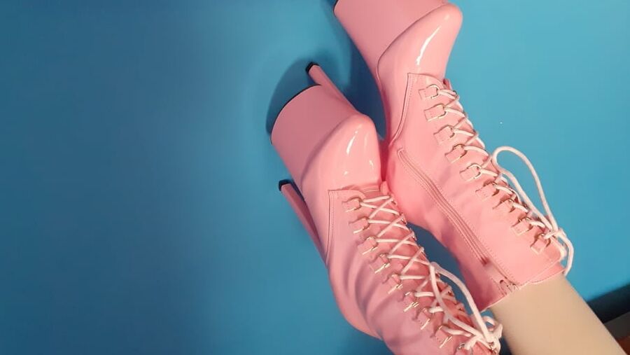 Pink Ankle Boots