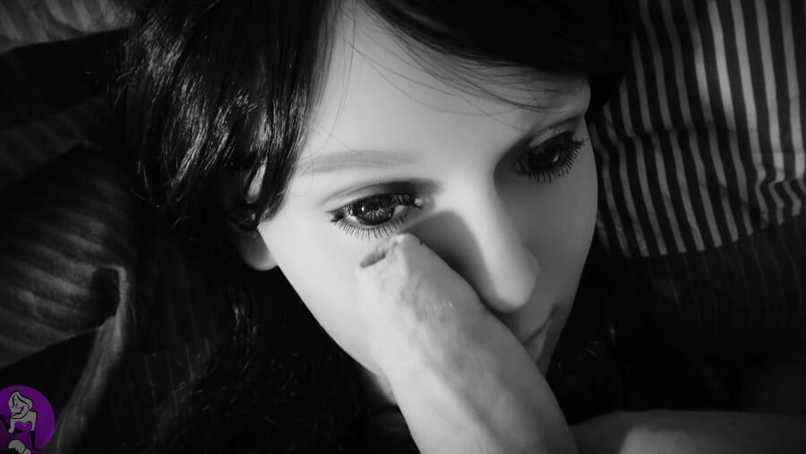 Pretty Real Doll Blowjob - Facial & Throatfuck