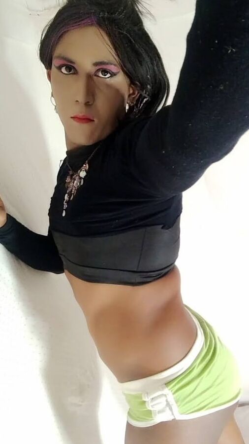 Maravilhosa linda trans Jennifer Nanda trap anal