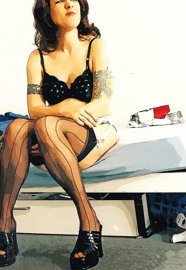 Nylon stockings in the late nineties