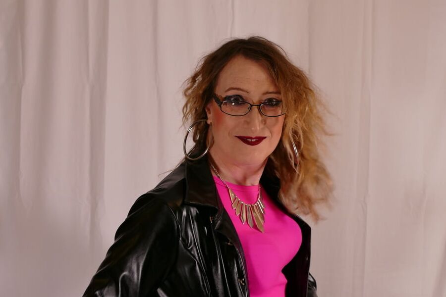 Shiny PVC Leggings and Jacket. Liquid Gloss Wet Look