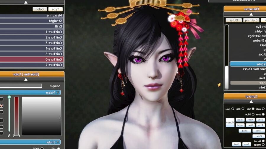 Japanese girls from games