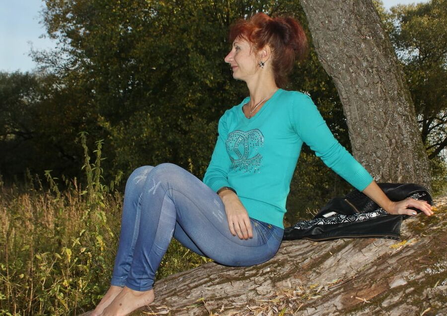 On the beach of Istra-river