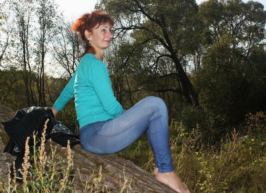 On the beach of Istra-river