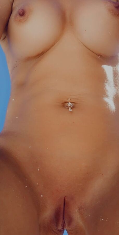 My naked public selfies on the beach