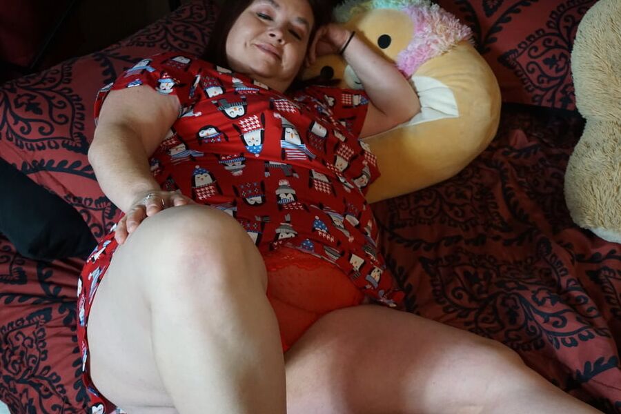 Sexy BBW Christmas Jammies Photoset