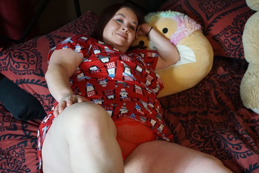 Sexy BBW Christmas Jammies Photoset
