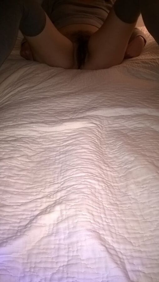 Hairy JoyTwoSex Spreading On Bed