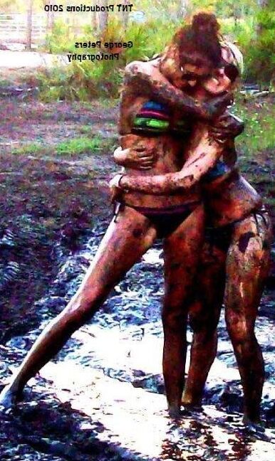 Country girls in the mud
