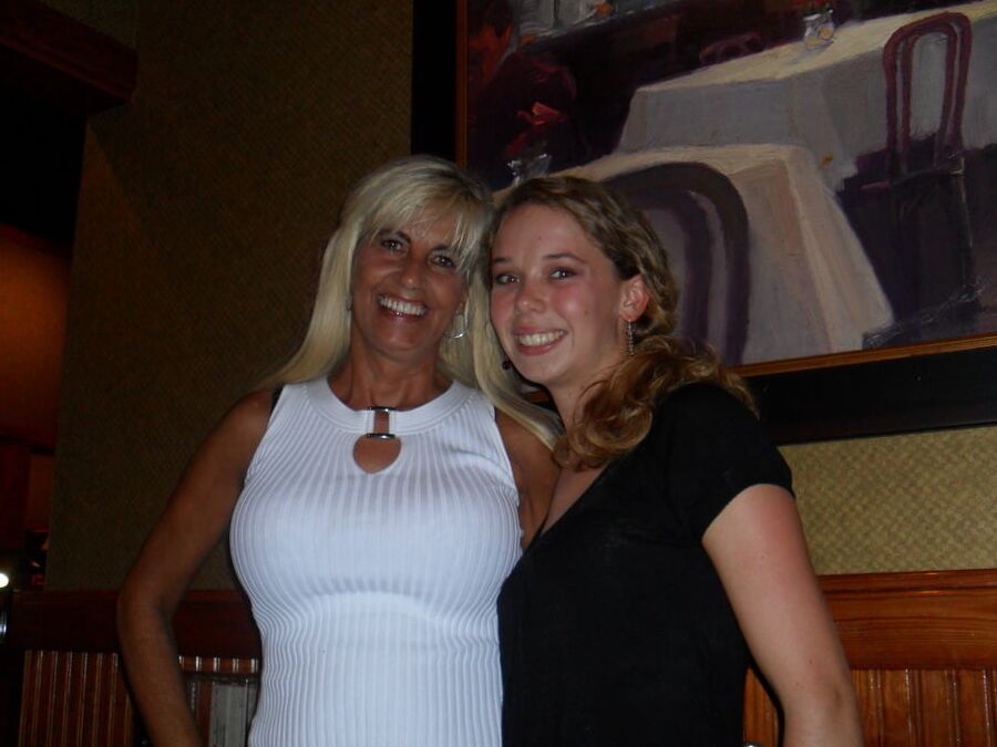 Down town busty blonde