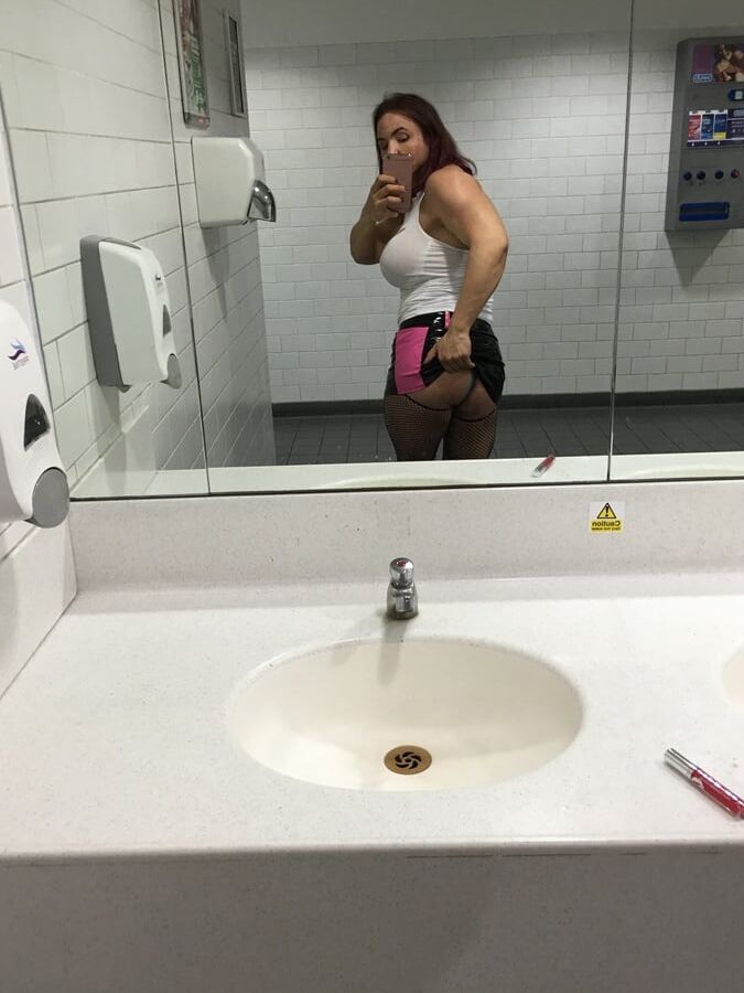 TABBYANNE ME SEXY MILF SHOWING ASS TITS IN PUBLIC CINEMA MAN