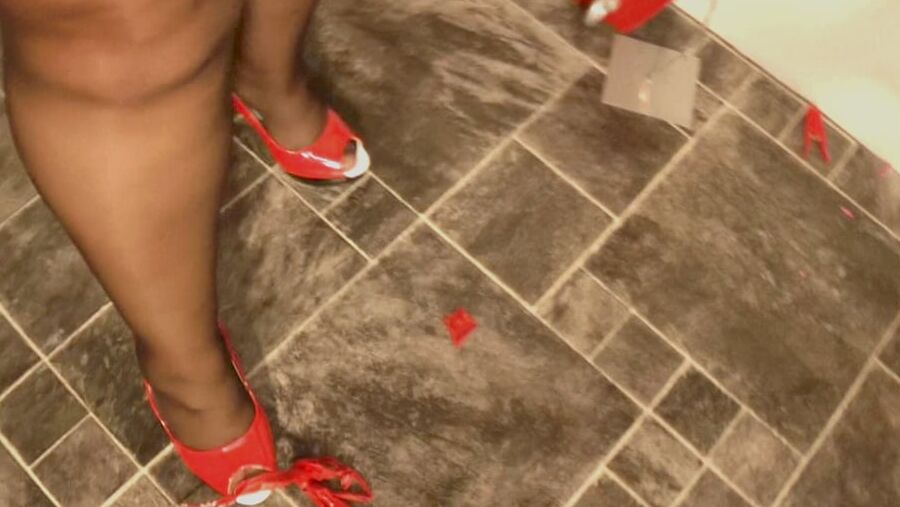 Balloon and high heels