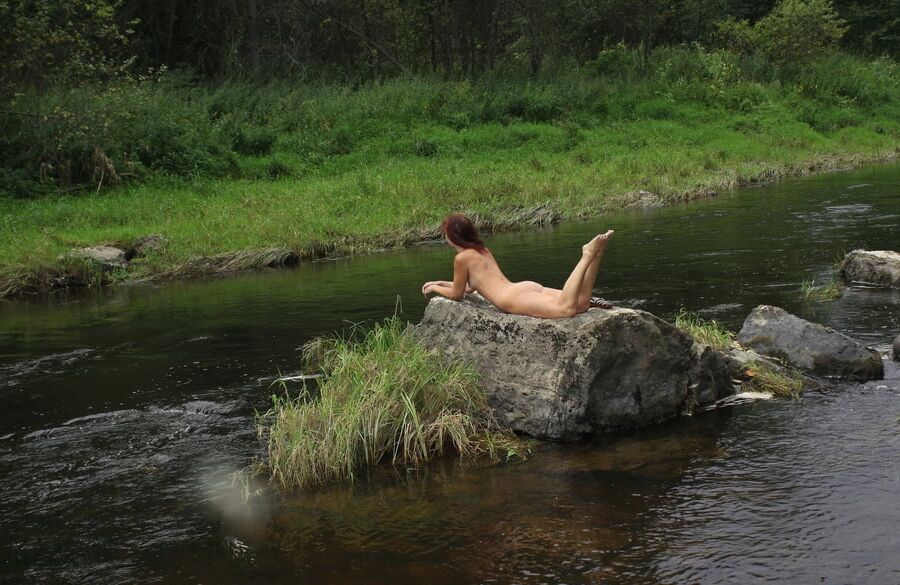 In the bed of Derzha-river