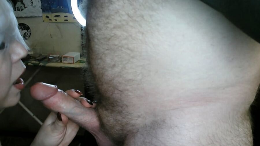 Mature russian blonde milf AimeeParadise is Queen of blowjob