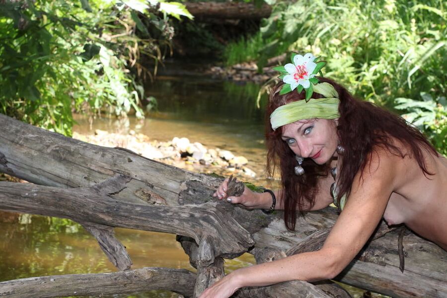 Savage Girl in River