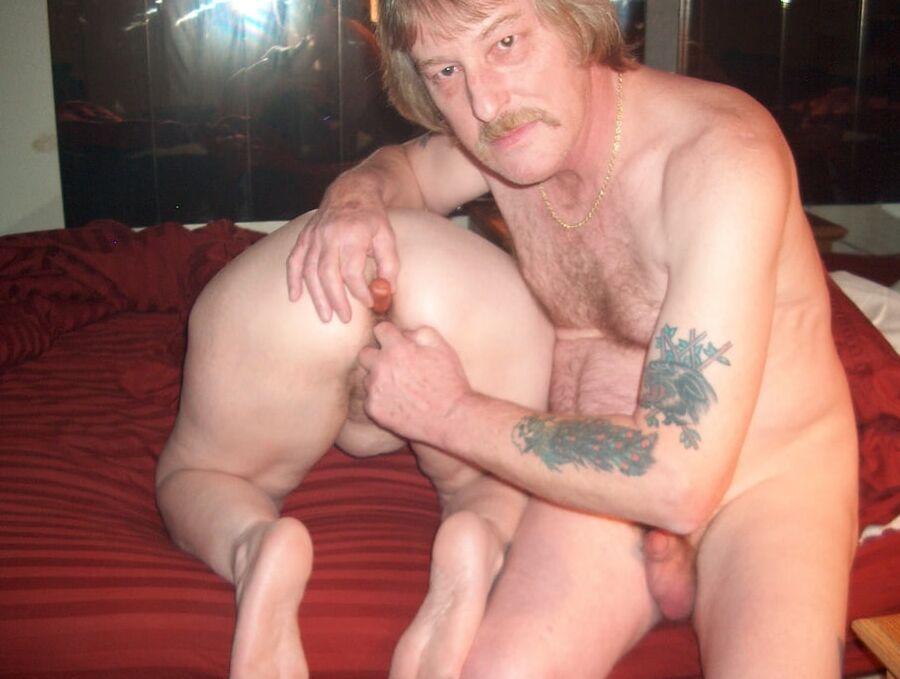 Getting fucked with hot dogs in my cunt & in my as