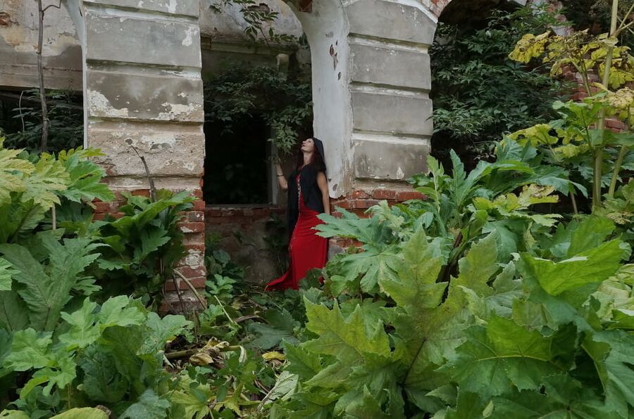 She was lived here