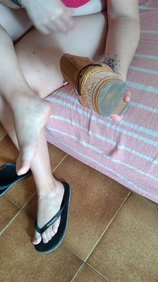 High heels legs and feets