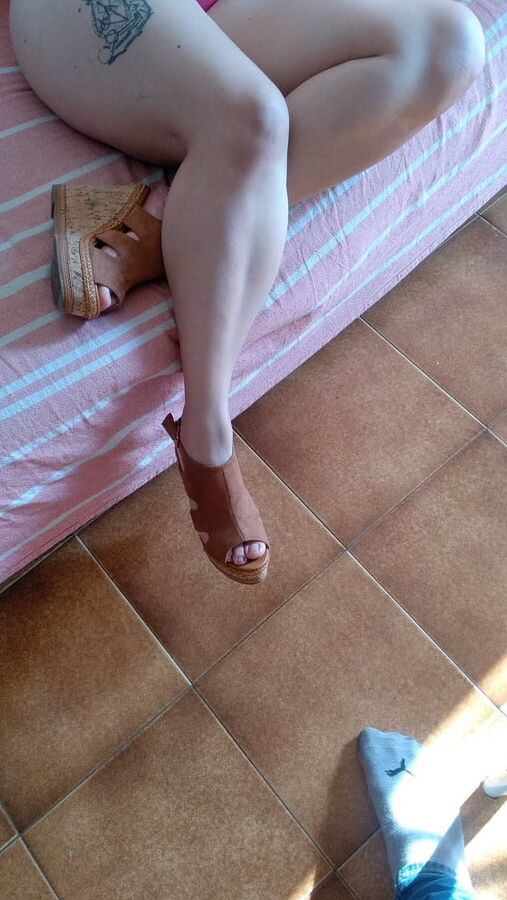 High heels legs and feets