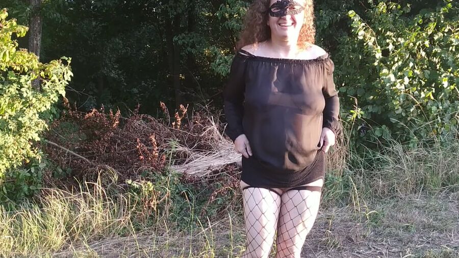 In the field