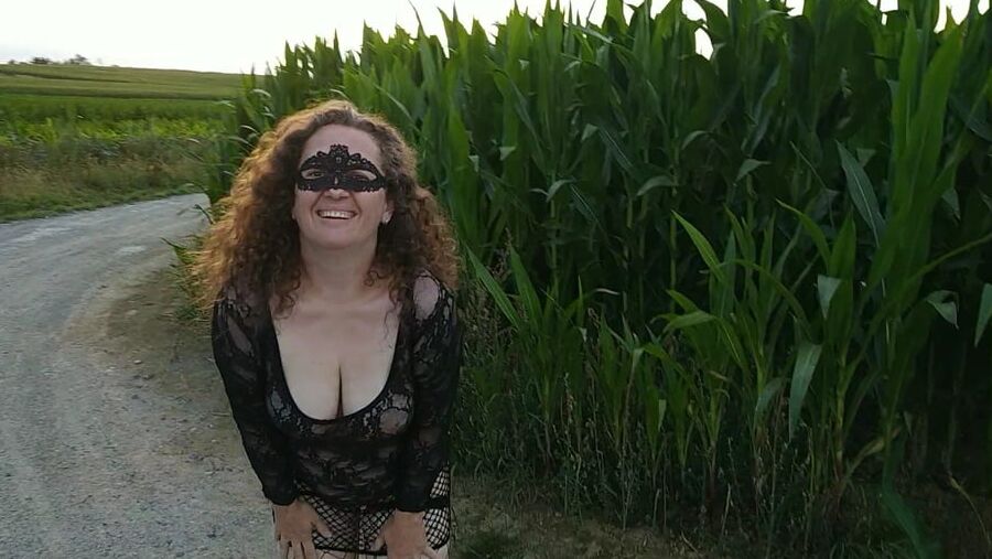 In the field