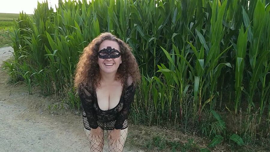 In the field