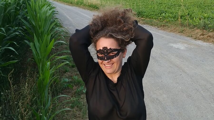 In the field
