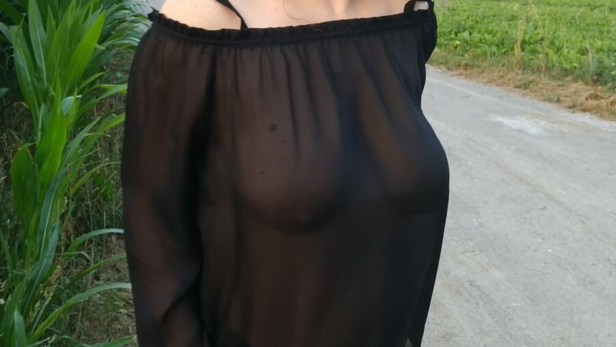 In the field