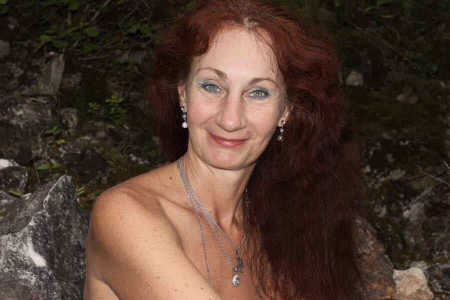 Topless portrait