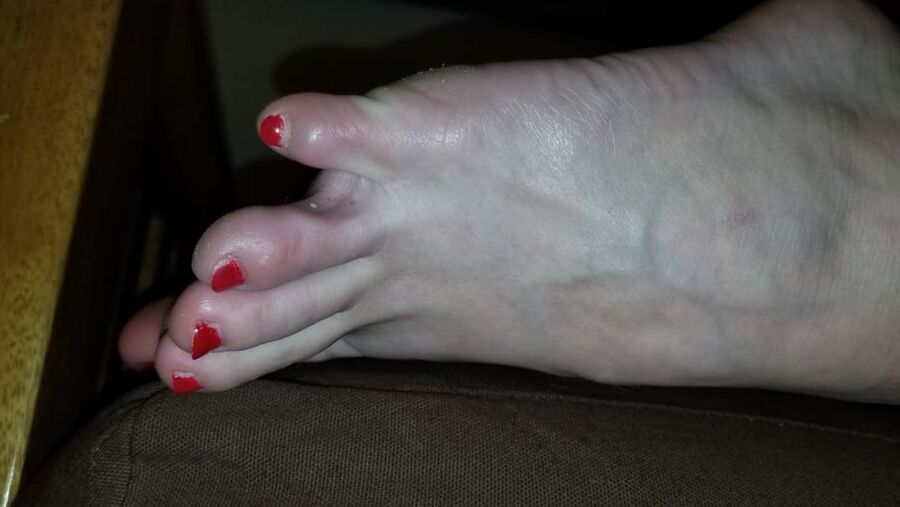 Jens red toes & soles