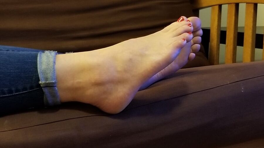 Jens red toes & soles