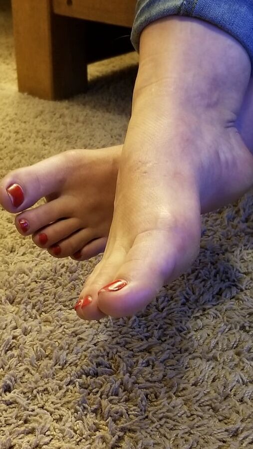 Jens red toes & soles