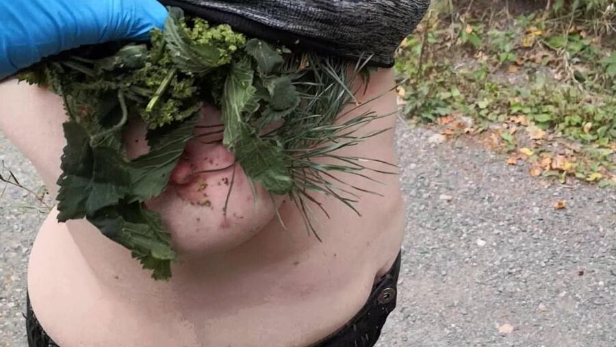 Nettles and other stuff in my bra and slip