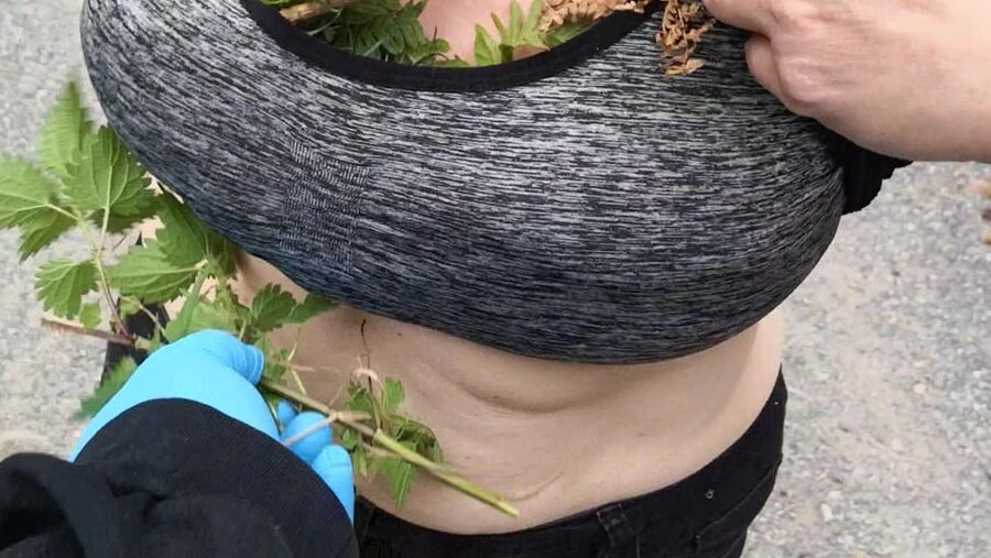 Nettles and other stuff in my bra and slip