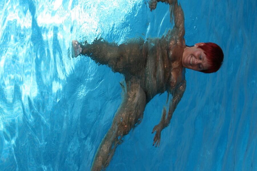 In the private pool
