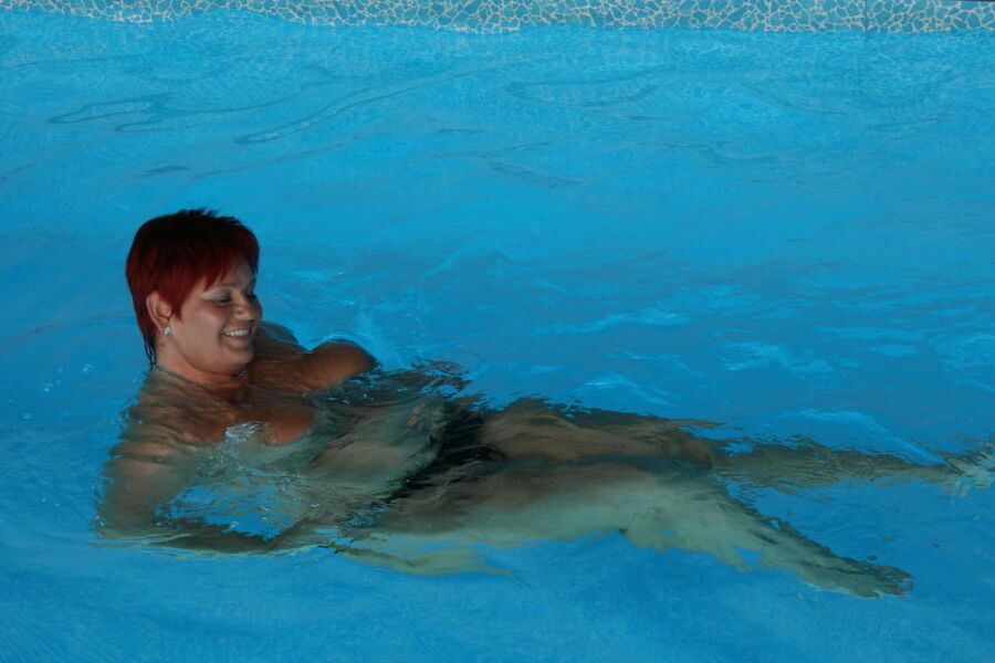 In the private pool