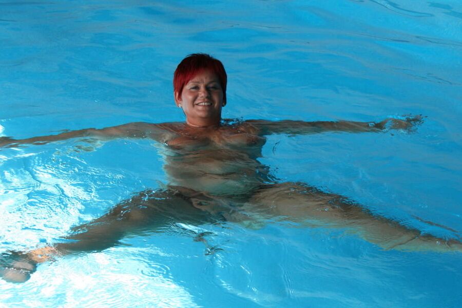 In the private pool