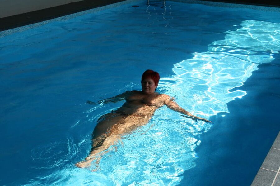In the private pool