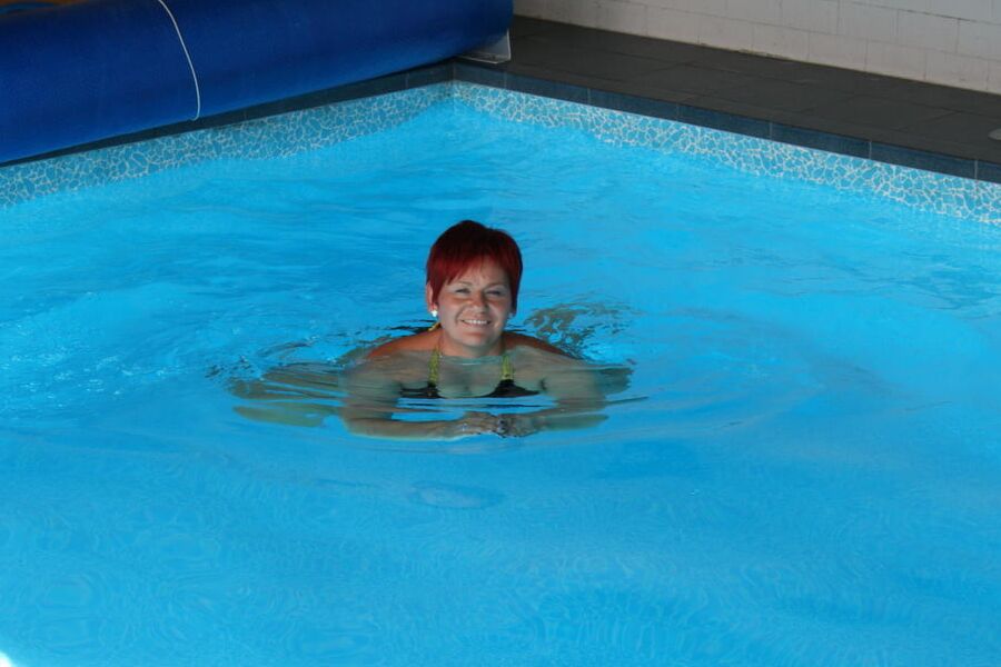 In the private pool