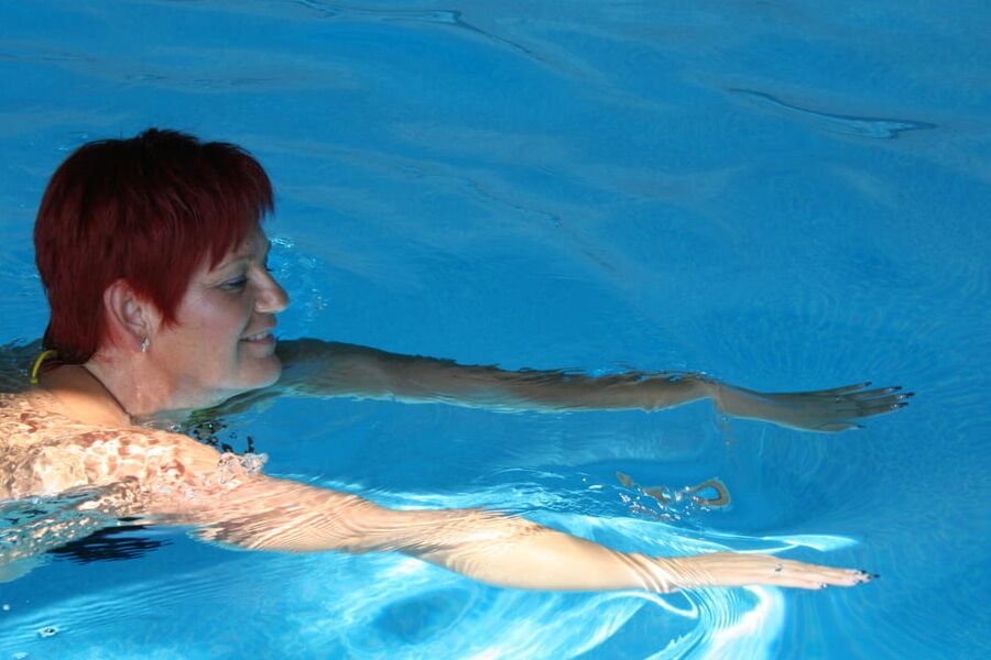 In the private pool