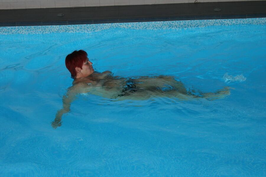 In the private pool