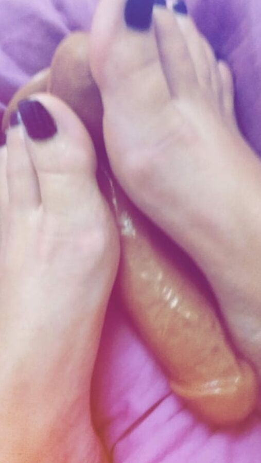 Footjob, Dildo, Foot Fetish, Sexy Feet