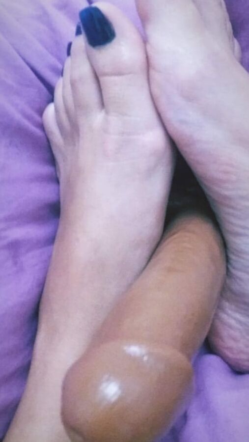 Footjob, Dildo, Foot Fetish, Sexy Feet