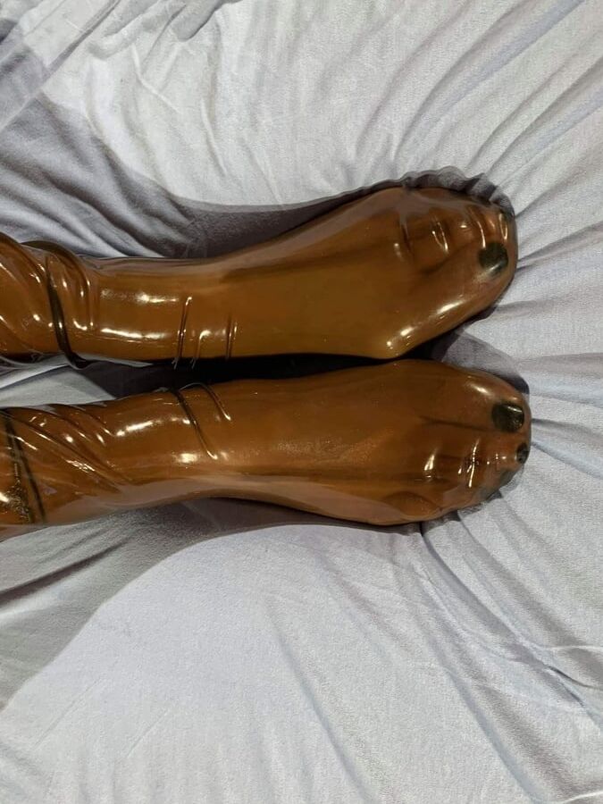 Heels and Latex Stockings