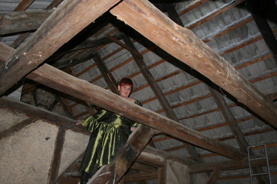 In the attic