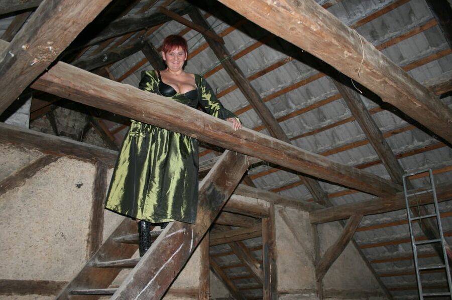 In the attic