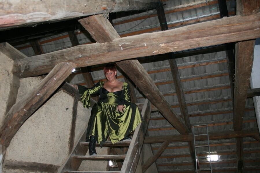 In the attic