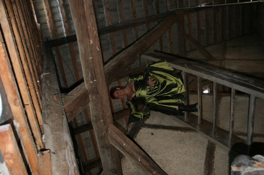 In the attic