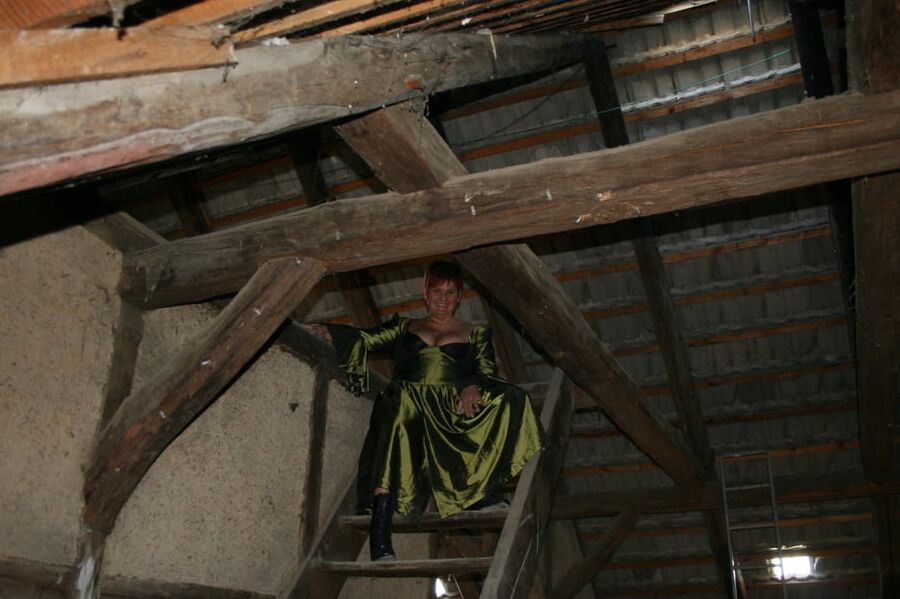 In the attic